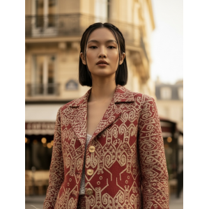 SCARLET PUA BLAZER SET 