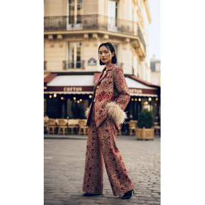 SCARLET PUA BLAZER SET 