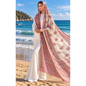 FLORAL MEDALLION SHAWL