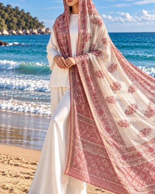 FLORAL MEDALLION SHAWL