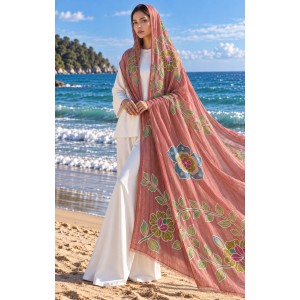 CORAL BLOOM SHAWL