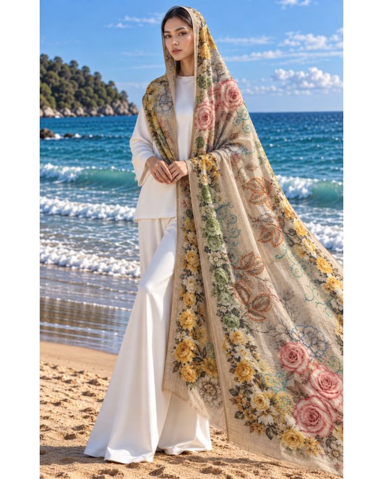 ENGLISH GARDEN SHAWL