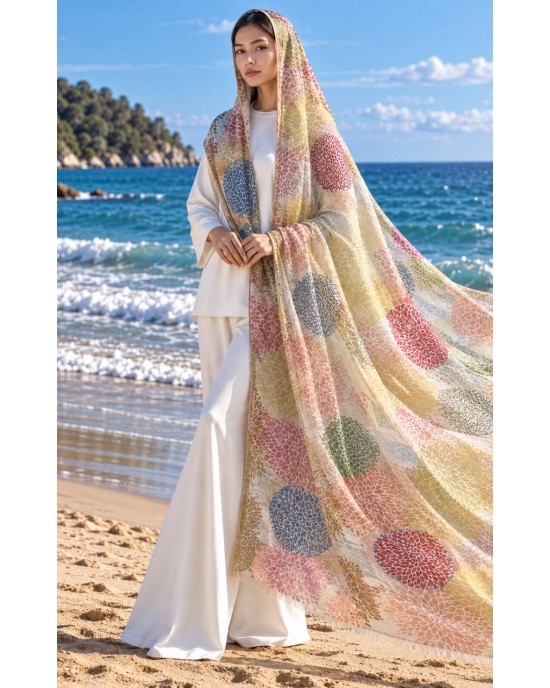 GARDEN MOSAIC SHAWL