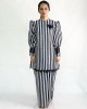 GEMERSIK Modern Kurung - Batik Stripy 