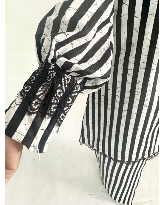 GEMERSIK Modern Kurung - Batik Stripy 