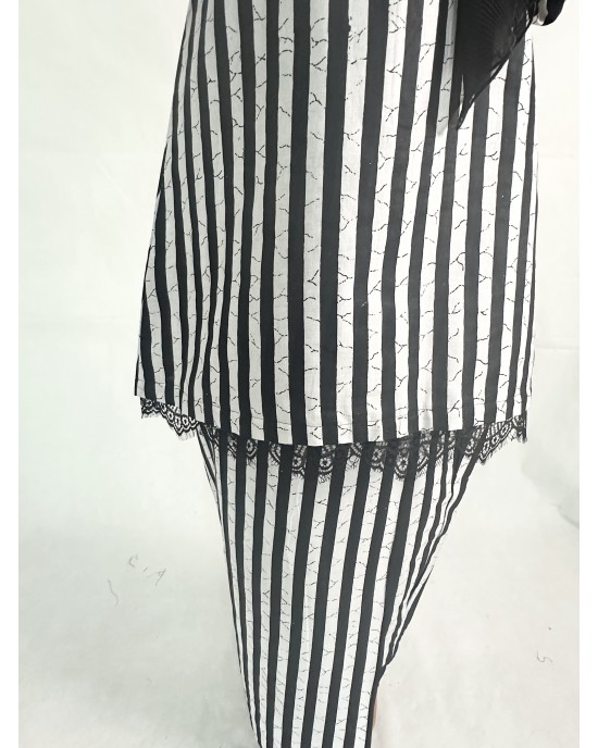 GEMERSIK Modern Kurung - Batik Stripy 